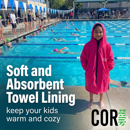 Waterproof Swim Parka Red | COR Surf | XS–Large | 5-Year Warranty - Niksstuff