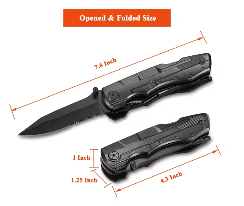River Country Gear Multi-Tool Knife – Blade, Bottle Opener, Screwdriver, File & More