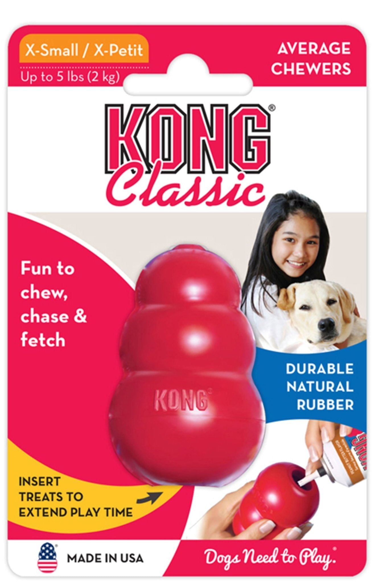 KONG Classic Dog Toy - Niksstuff