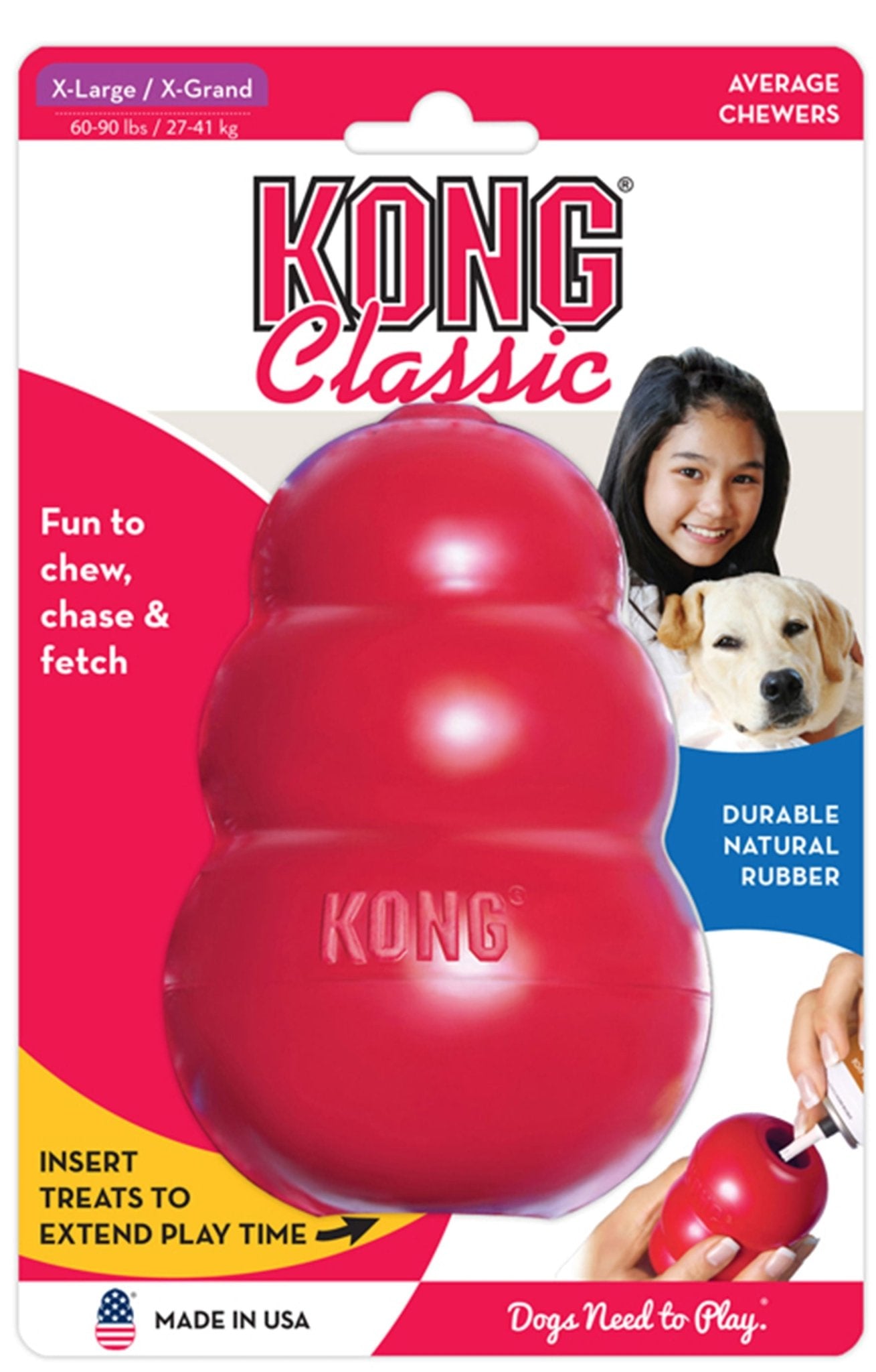 KONG Classic Dog Toy - Niksstuff