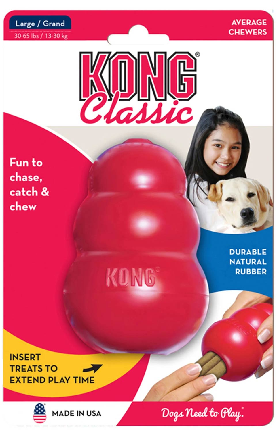 KONG Classic Dog Toy - Niksstuff