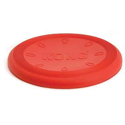 KONG Flyers Dog Frisbee | Natural Rubber | 9.5" | Made in USA