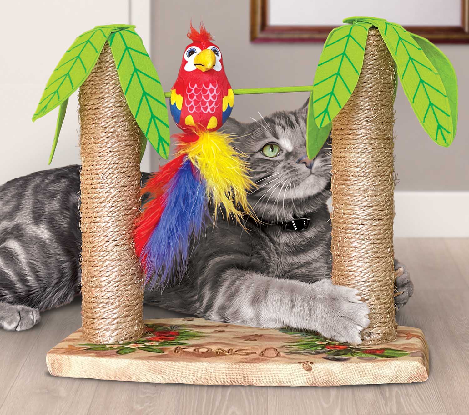 KONG Play Spaces Cat Tiki Twirl - Niksstuff