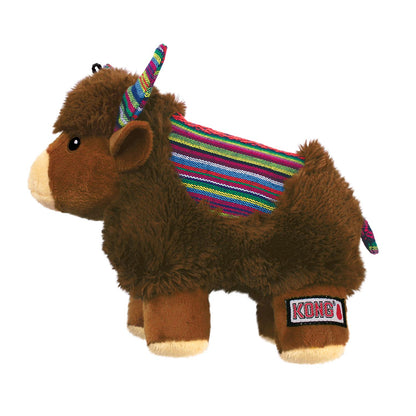 KONG Sherps Plush Dog Toy – Medium | Squeaker, Crinkle, Double-Layer | Llama or Yak