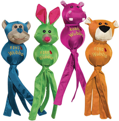 KONG Wubba Ballistic Friends Dog Toy | Squeaker | Toss & Tug | Small/Large/X-Large - Niksstuff