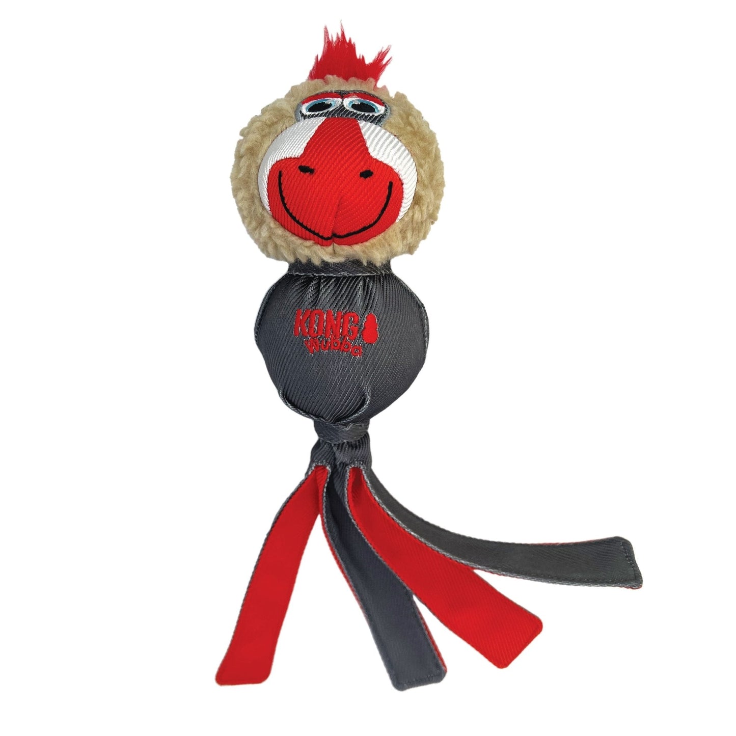 KONG Wubba Zoo Dog Toy – Fetch, Tug & Shake | Large | Mandrill or Koala