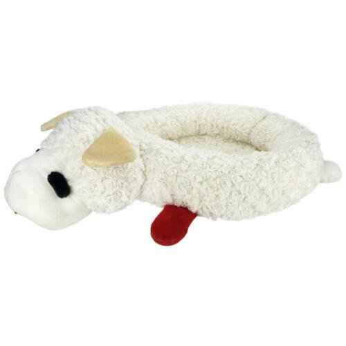 Lamb Chop Cuddly Dog Bed, 27-Inch