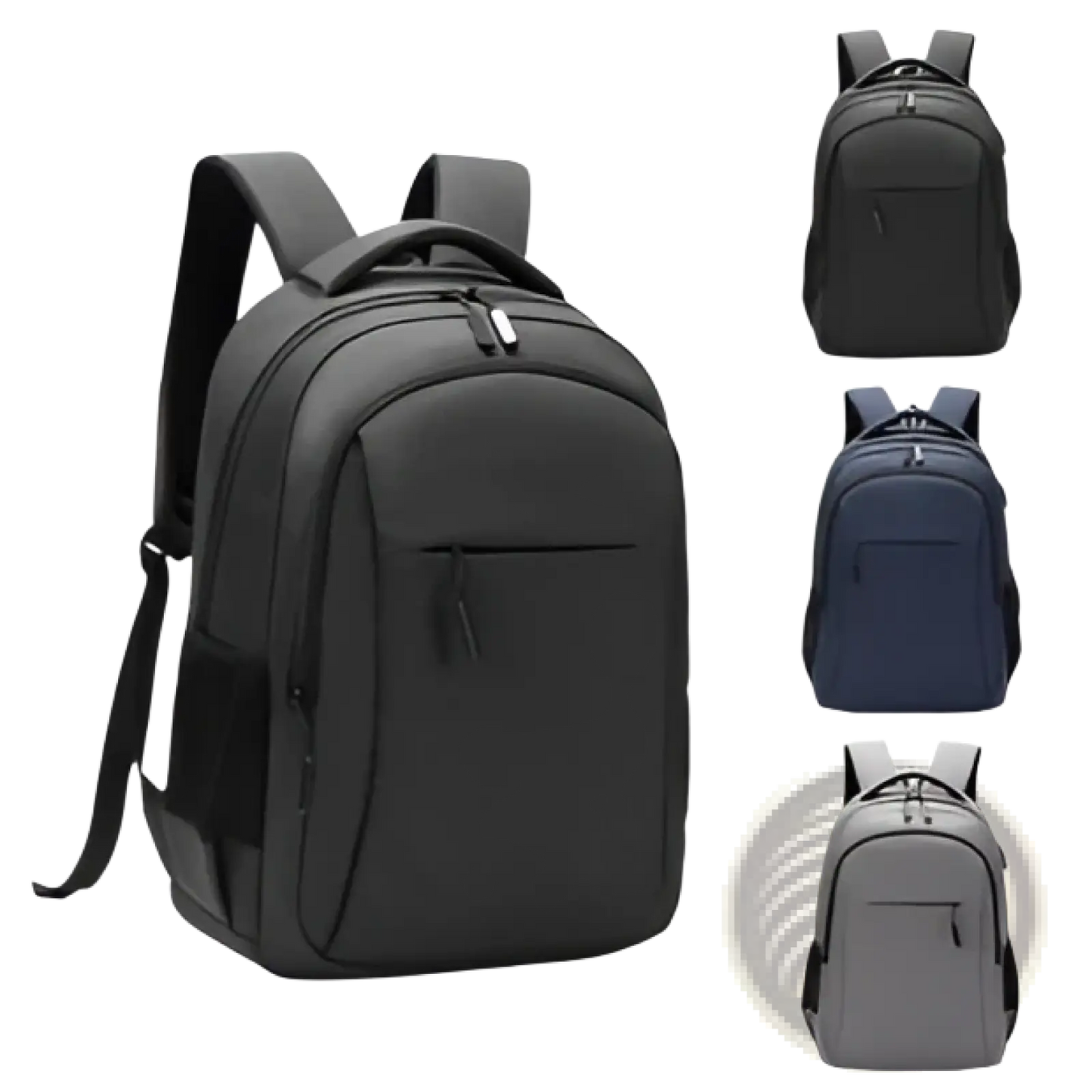 Large Capacity Laptop Backpack | 17" | Oxford Cloth | USB Charging Port | 3 Colors | ARBA Global - Niksstuff