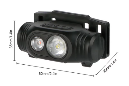 River Country Gear LED Headlamp – Rechargeable, Multiple Light Modes, Adjustable Strap