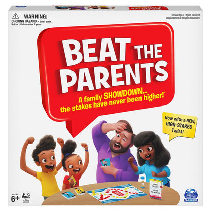 Beat the Parents – Ultimate Family Trivia Showdown Board Game | 2-6 Players, Ages 8+