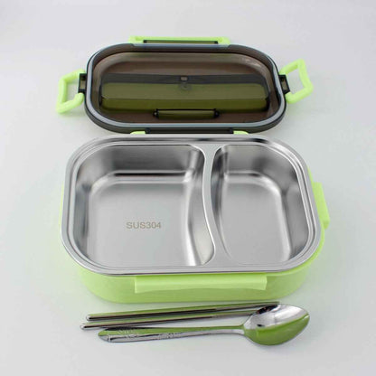 Bento Lunch Box – Includes Thermos Bag, Spoon & Chopsticks