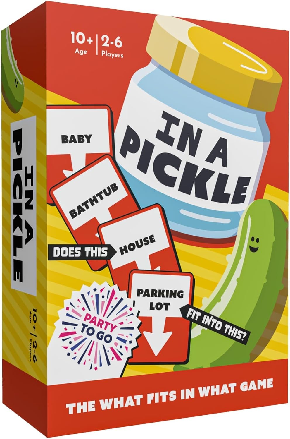 In a Pickle Card Game — Party to Go | Creative Thinking | 2–6 Players | Ages 10+ | Travel Size