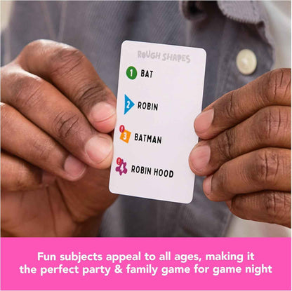 Rough Shapes - Quick Draw Party Game for Ages 8+