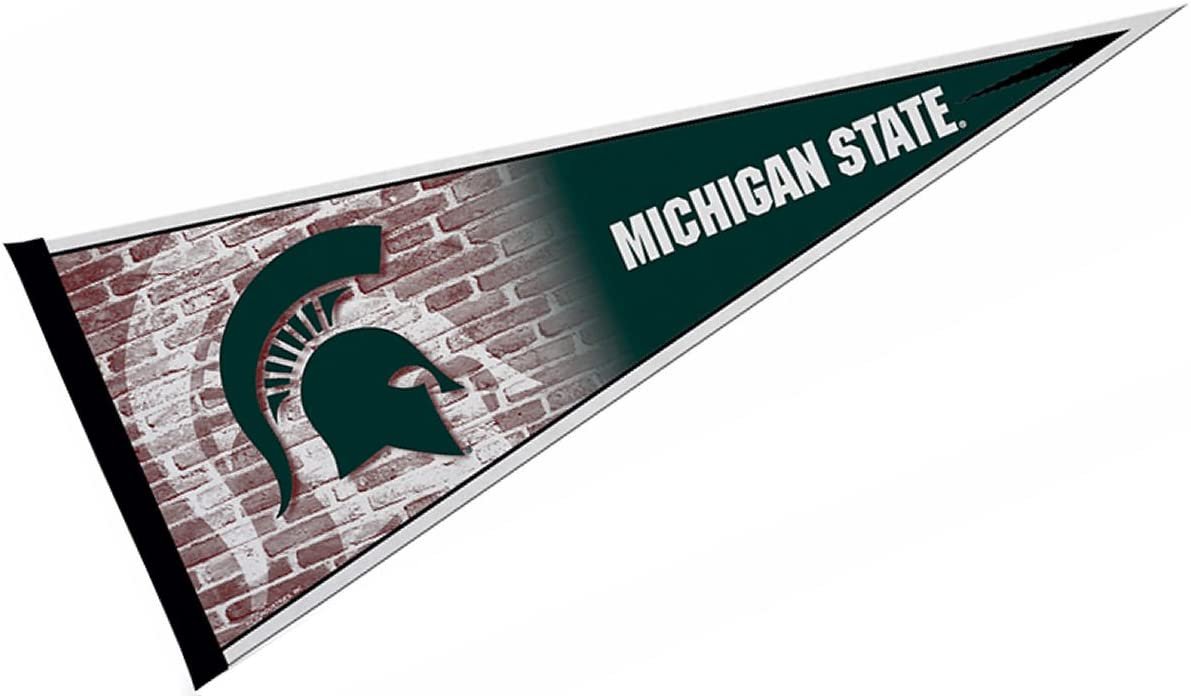 Michigan State Spartans Soft Felt Pennant | 12×30" | Primary Design | Officially Licensed | NCAA