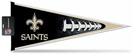New Orleans Saints Soft Felt Pennant | 12×30" | Football Design | Officially Licensed | NFL
