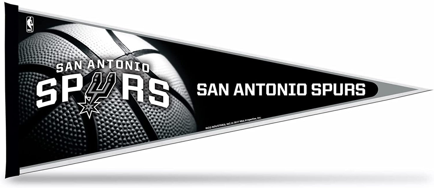 San Antonio Spurs Soft Felt Pennant | 12×30" | Officially Licensed | NBA
