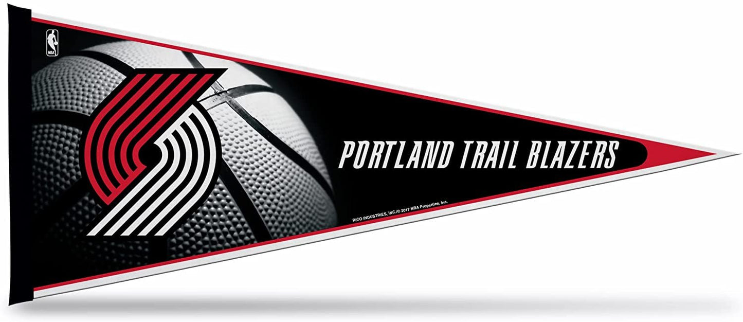 Portland Trail Blazers Soft Felt Pennant | 12×30" | Officially Licensed | NBA