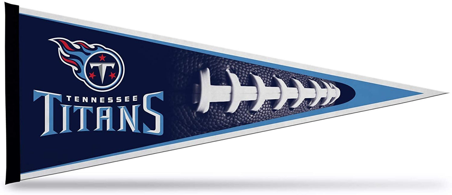 Tennessee Titans Soft Felt Pennant | 12×30" | Football Design | Officially Licensed | NFL