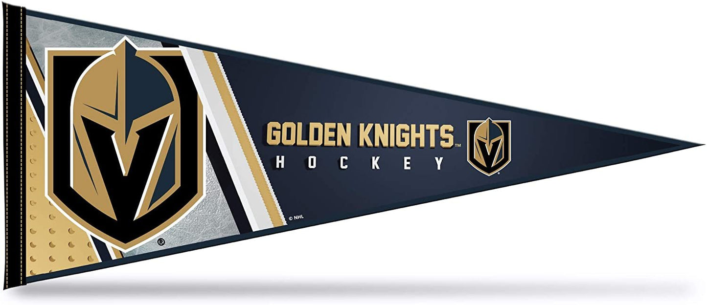 Vegas Golden Knights Soft Felt Pennant | 12×30" | Primary Design | Officially Licensed | NHL