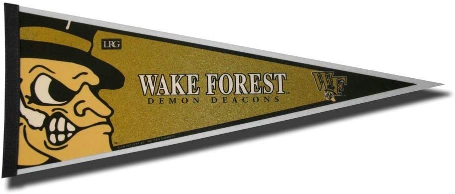 Wake Forest Demon Deacons Soft Felt Pennant | 12×30" | Mascot Design | Officially Licensed | NCAA