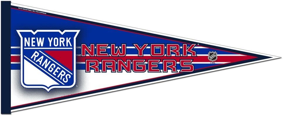 New York Rangers Soft Felt Pennant | 12×30" | Primary Design | Officially Licensed | NHL