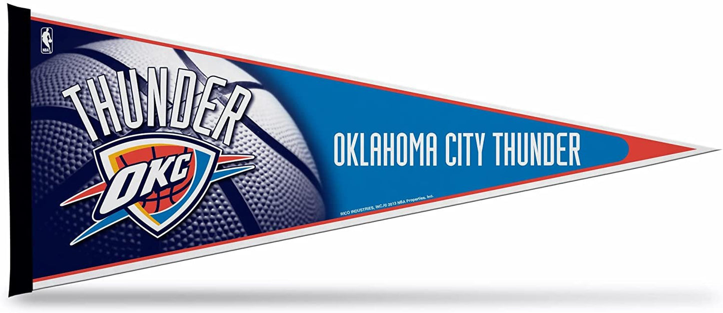 Oklahoma City Thunder Soft Felt Pennant | 12×30" | Officially Licensed | NBA