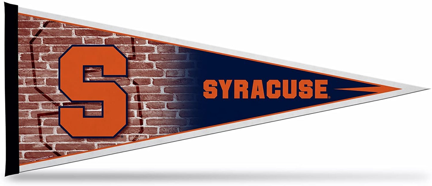 Syracuse University Orange Soft Felt Pennant | 12×30" | Primary Design | Officially Licensed | NCAA