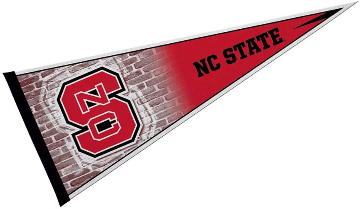 NC State Wolfpack Soft Felt Pennant | 12×30" | Primary Design | Officially Licensed | NCAA