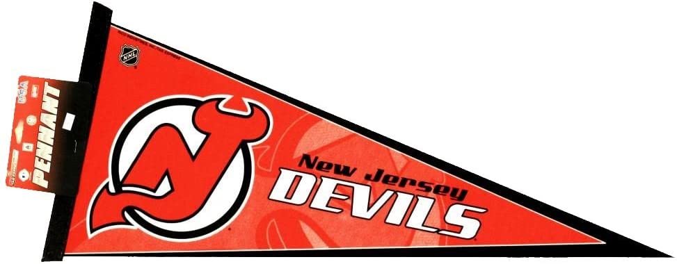 New Jersey Devils Soft Felt Pennant | 12×30" | Logo Design | Officially Licensed | NHL