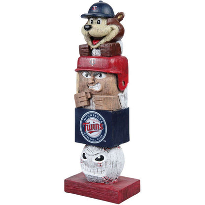 Minnesota Twins tiki totem garden statue, hand-painted resin nutcracker-style figure