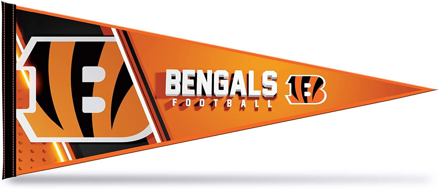 Cincinnati Bengals Soft Felt Pennant | 12×30" | Officially Licensed | NFL