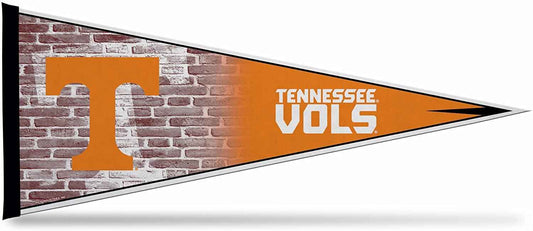 Orange and white Tennessee Vols soft felt pennant with TENNESSEE VOLS text and logo