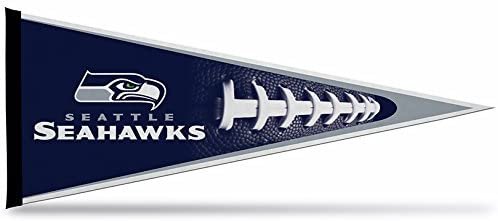 Seattle Seahawks Soft Felt Pennant | 12×30" | Football Design | Officially Licensed | NFL