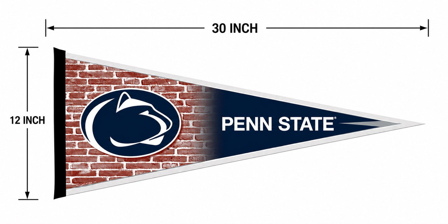 Penn State Nittany Lions Soft Felt Pennant | 12×30" | Primary Design | Officially Licensed | NCAA