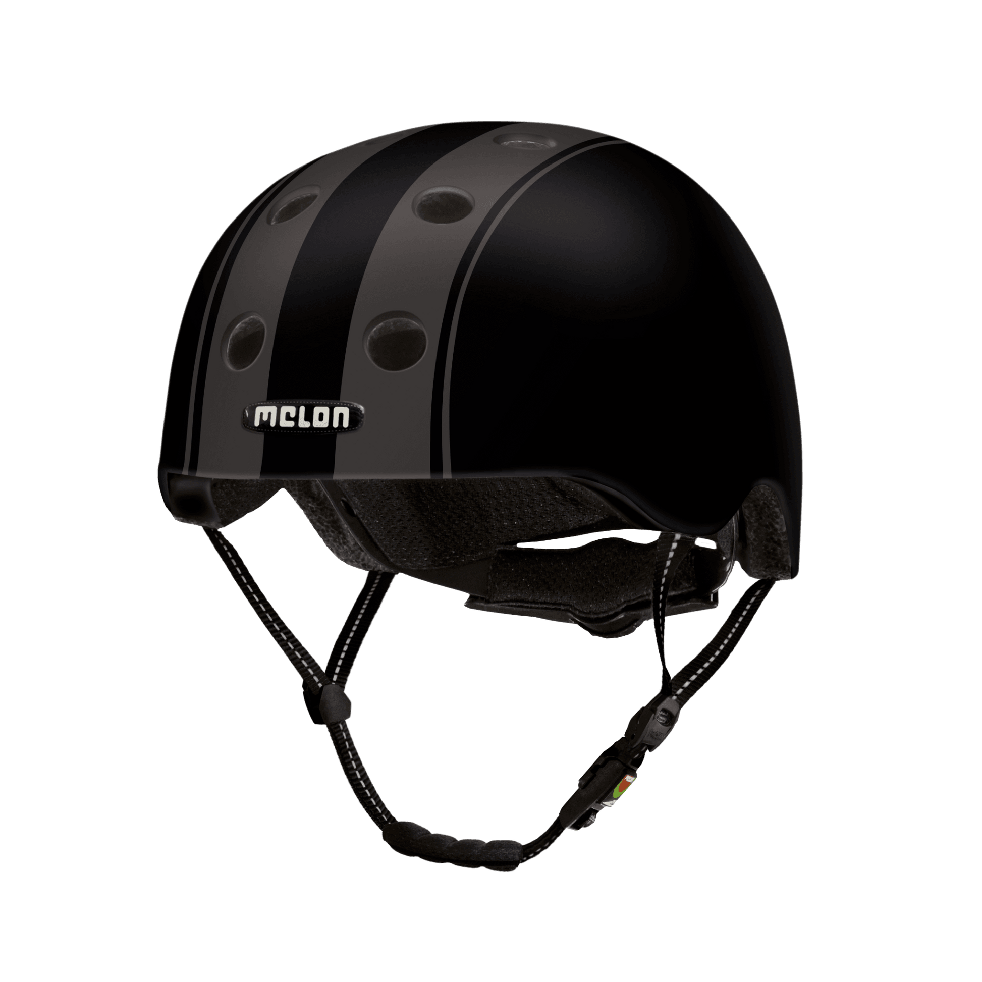 Melon Helmets Double Black Helmet - Niksstuff