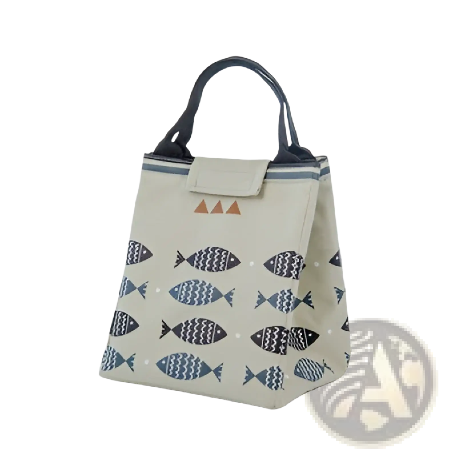 Mini Cartoon Oxford Insulated Picnic Handbag | Fish Pattern | 4 Colors | Velcro Closure | ARBA Global - Niksstuff