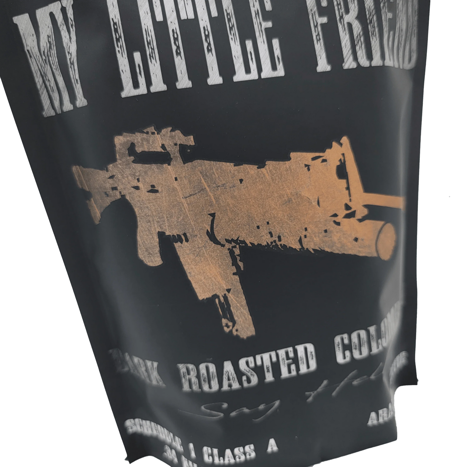 My Little Friend | Dark Colombian Supremo Coffee | 12oz | Dark Roast | Whole Bean or Ground | Iron Bean Coffee Company - Niksstuff