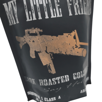 My Little Friend | Dark Colombian Supremo Coffee | 12oz | Dark Roast | Whole Bean or Ground | Iron Bean Coffee Company - Niksstuff