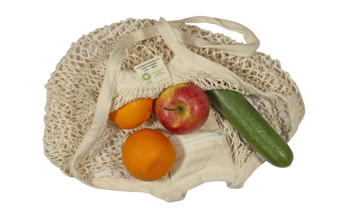 Organic Cotton Mesh Shopping Bag