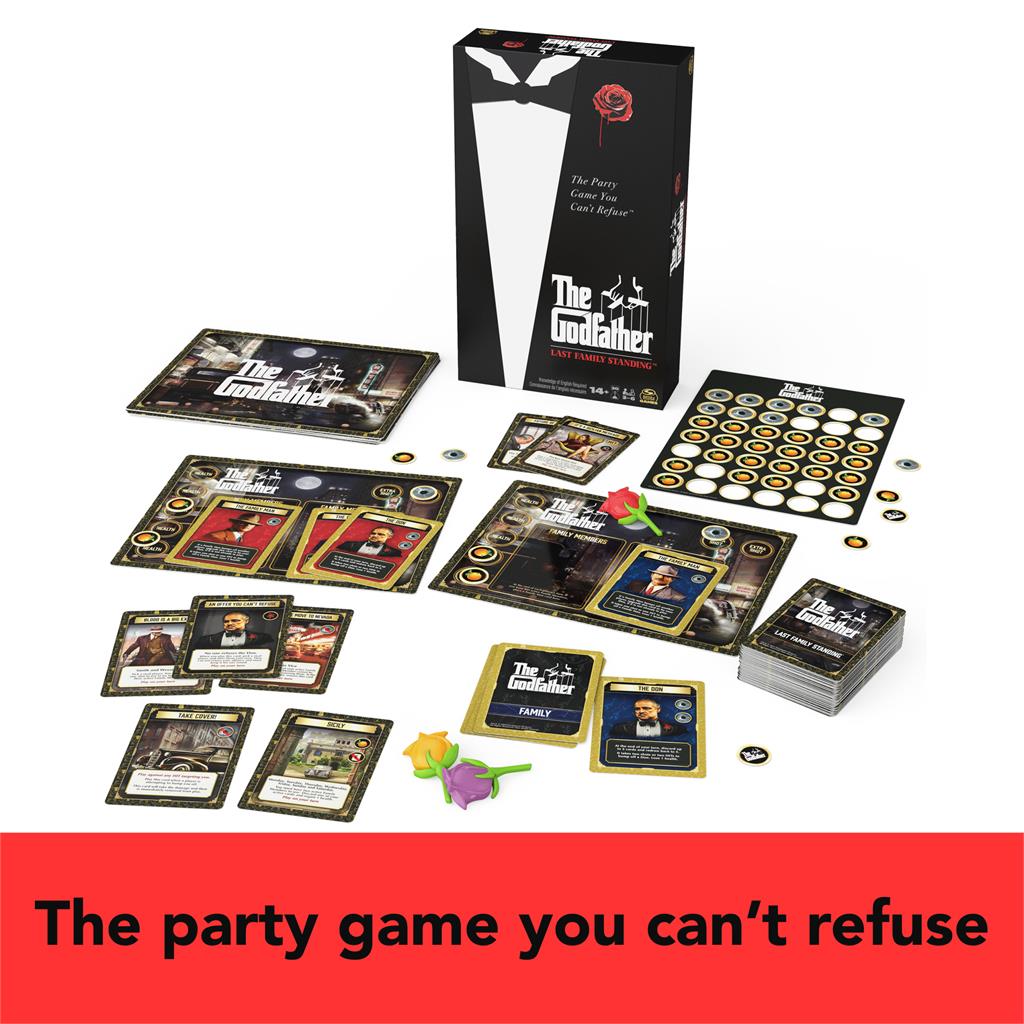 The Godfather Last Family Standing Card Game – 3-6 Players, Ages 14+