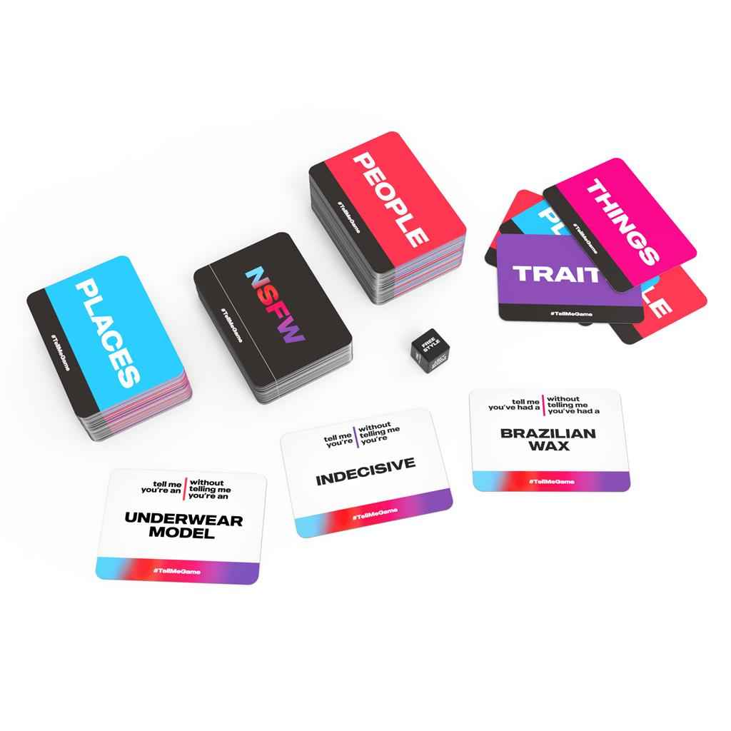 Spin Master Tell Me Without Telling Me Adult Party Game