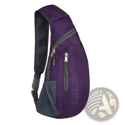 Nylon Sling Bag | Waterproof Crossbody Shoulder Backpack | 6 Colors | Foldable | 42×19×14cm | ARBA Global - Niksstuff