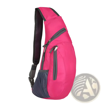 Nylon Sling Bag | Waterproof Crossbody Shoulder Backpack | 6 Colors | Foldable | 42×19×14cm | ARBA Global - Niksstuff