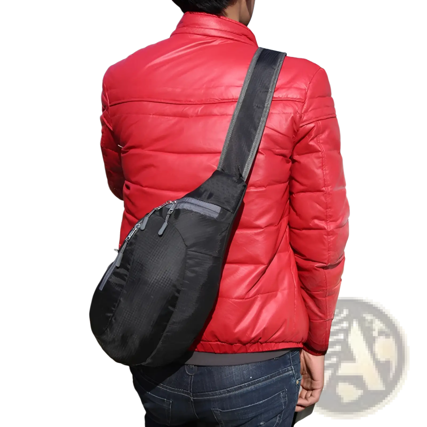 Nylon Sling Bag | Waterproof Crossbody Shoulder Backpack | 6 Colors | Foldable | 42×19×14cm | ARBA Global - Niksstuff