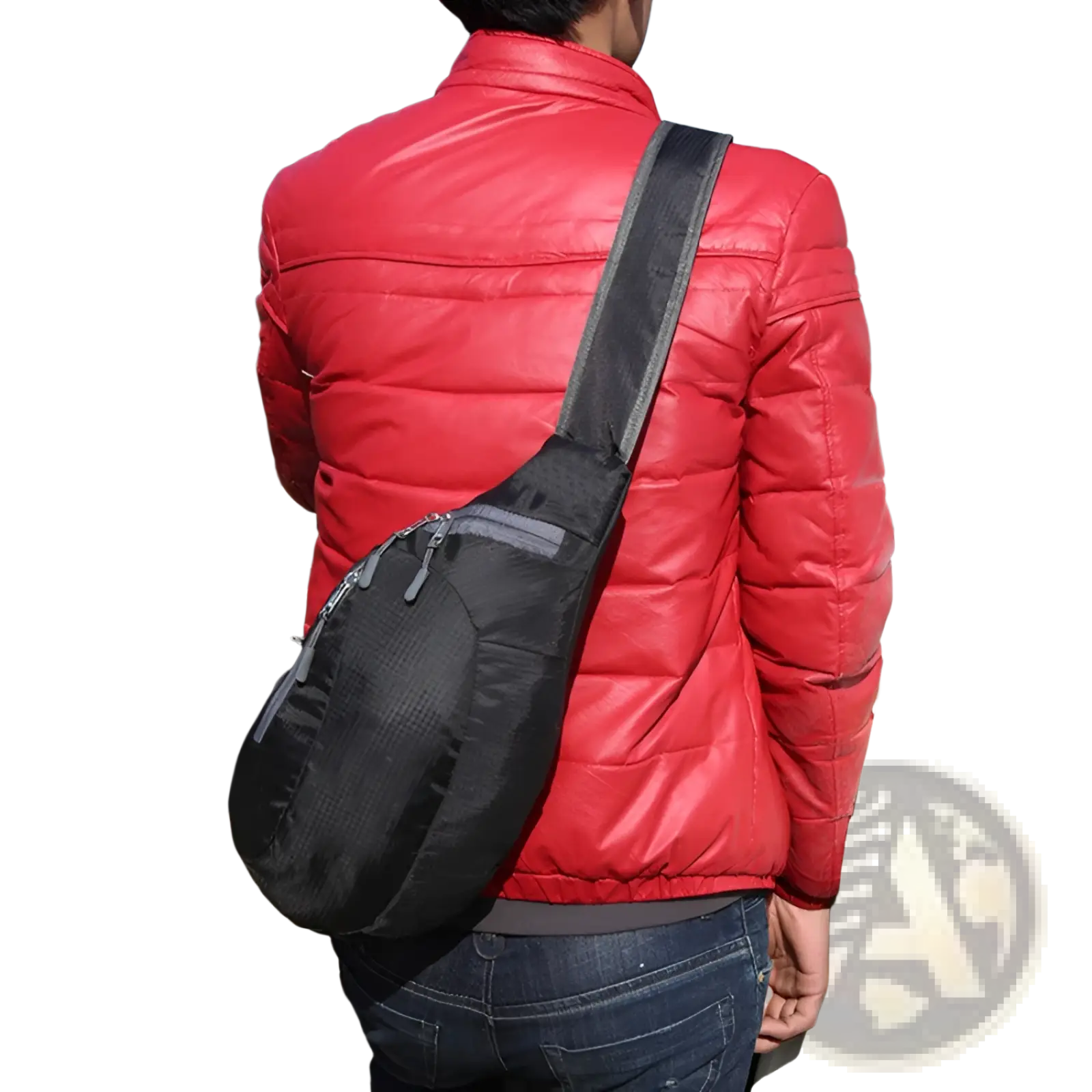 Nylon Sling Bag | Waterproof Crossbody Shoulder Backpack | 6 Colors | Foldable | 42×19×14cm | ARBA Global - Niksstuff