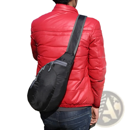 Nylon Sling Bag | Waterproof Crossbody Shoulder Backpack | 6 Colors | Foldable | 42×19×14cm | ARBA Global - Niksstuff