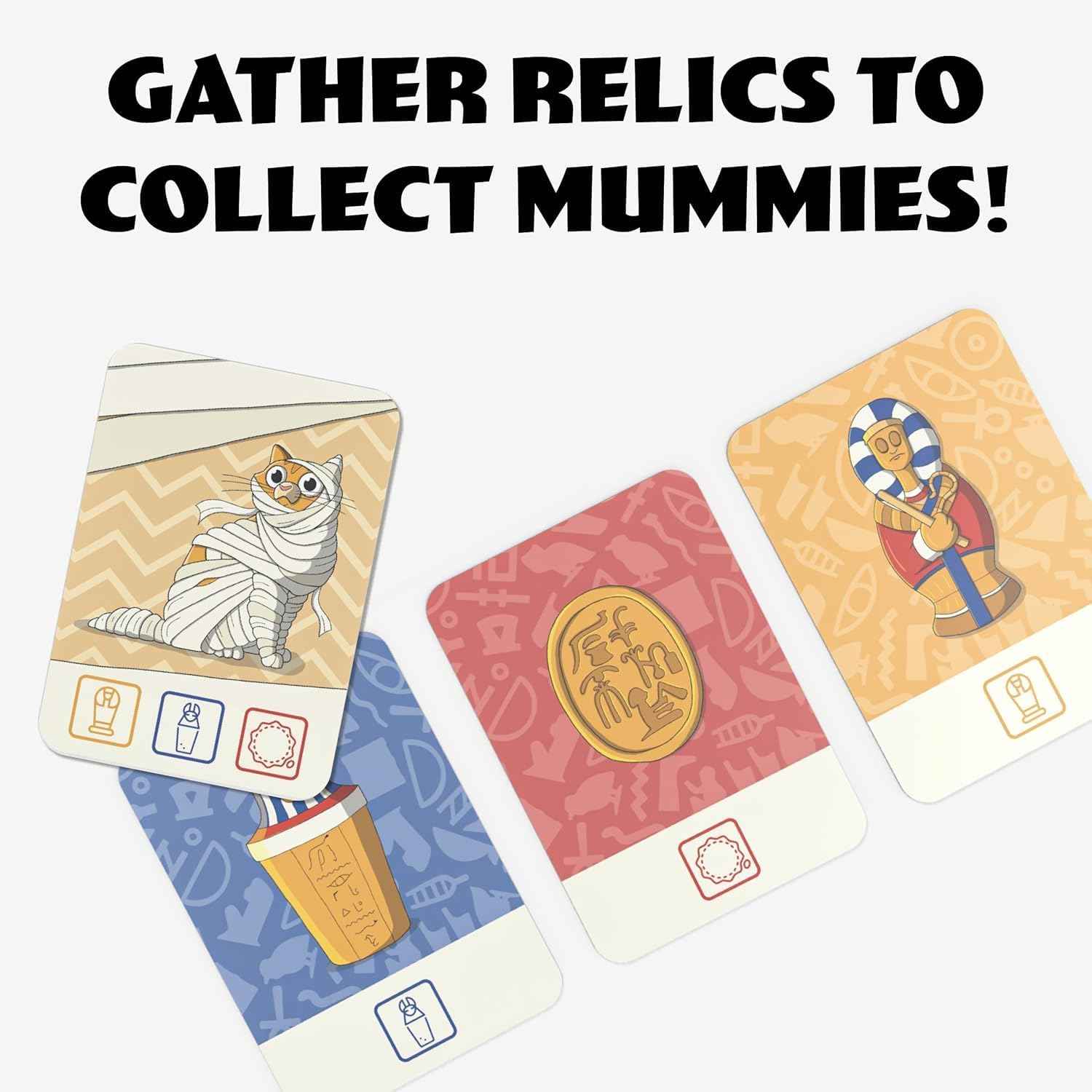 Mummy Rummy Card Game by Gamewright | 2–6 Players | Ages 8+