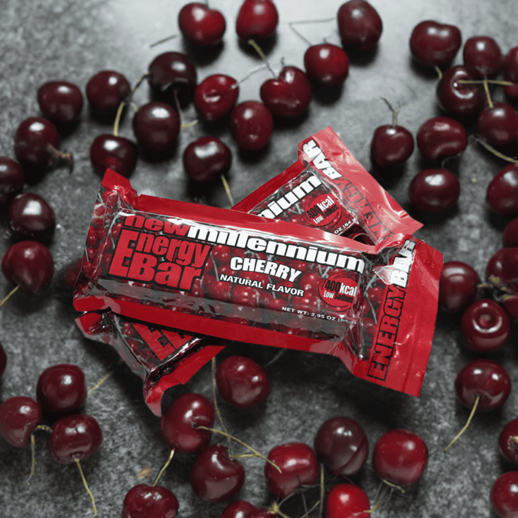 Millennium Cherry Energy Bars 400 Cal 5-Year Shelf Life 6-Pack