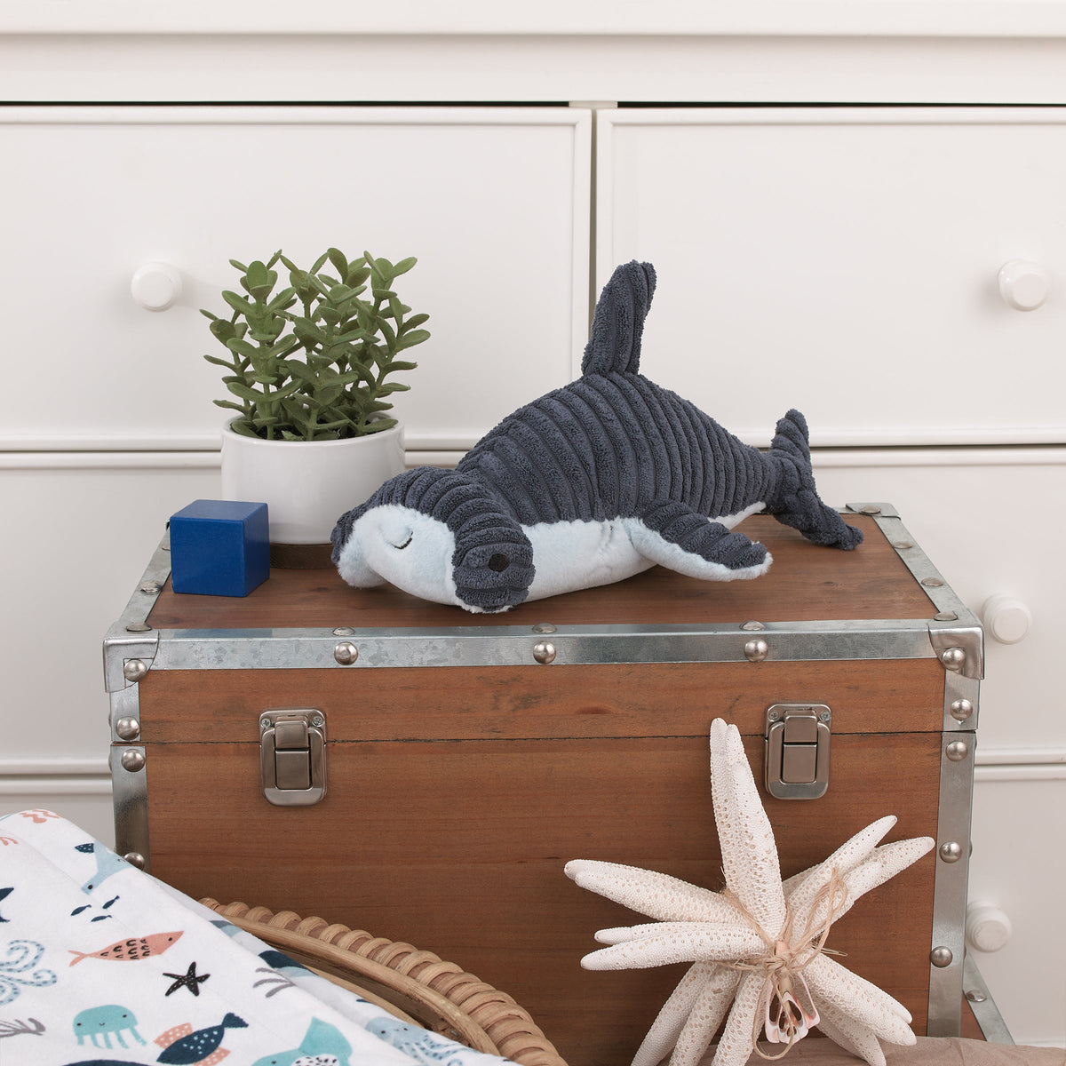 NoJo Explore, Dream, Discover Hammerhead Shark Plush