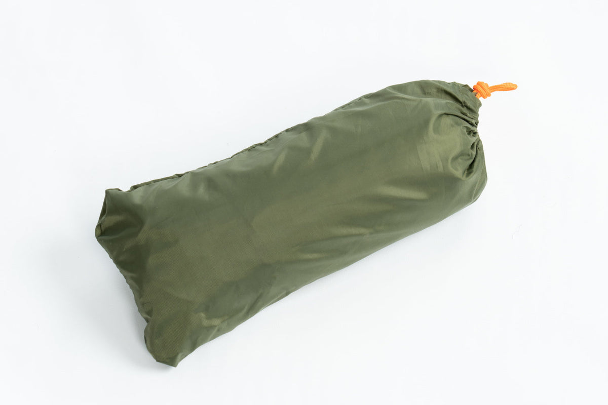 River Country Gear Poncho Rain Fly Tarp – 2-in-1 Waterproof Poncho & Tarp Shelter, Green